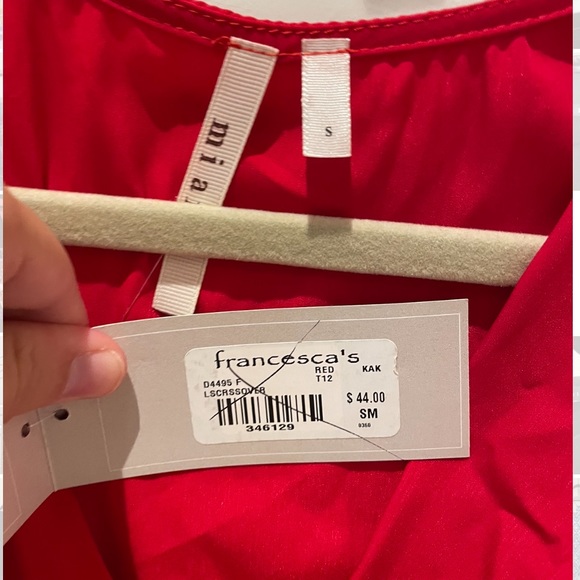 Francescas Red Dress NWT - Picture 2 of 4